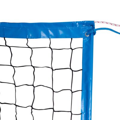 4. Netex Beachvolleyballnetz, schwarz, versteifte Seiten, SI-PLAŻ/PR