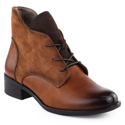 8. Damen-Winterstiefeletten in Camel Jezzi ASA198-15