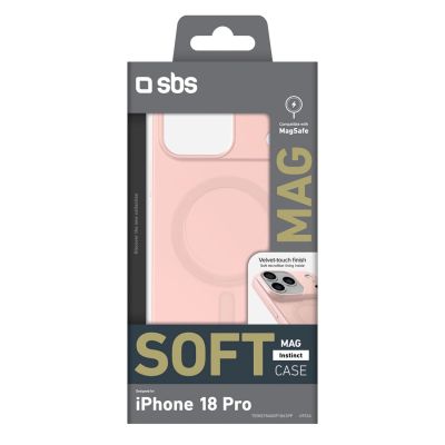 2. SBS Instinct Mag Case für iPhone 18 Pro / 17 Pro, kompatibel mit MagSafe – Pink