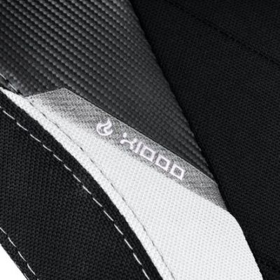 7. Nitro Concepts X1000 Gaming-Stuhl, gepolsterter Sitz, Schwarz, Weiß