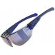 4. UVEX Equate Radbrille, schwarz/blau matt/verspiegelt blau