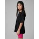 4. Locker geschnittenes Mädchen-T-Shirt mit Aufdruck 4F 4FJRSS26TTSHF4137-20S