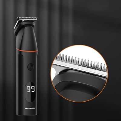 6. MAXGROOM LK-881 Multifunktionstrimmer mit austauschbaren Aufsätzen – schwarz