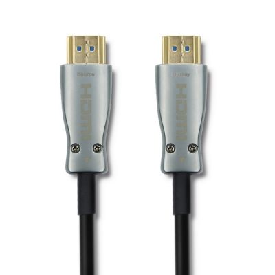 3. Qoltec 50472 HDMI-Kabel 20 m HDMI Typ A (Standard) Schwarz, Silber