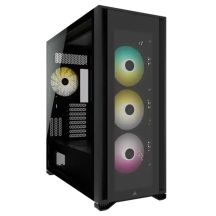 Corsair iCUE 7000X RGB Full-Tower ATX Gehäuse mit Seitenwand aus gehärtetem Glas, Schwarz (CC-9011226-WW)