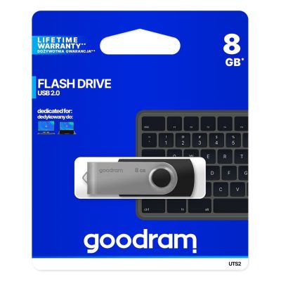 5. GoodRam Twister UTS2-0080K0R11 USB-Stick (8 GB; USB 2.0; schwarz)