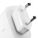 5. Puro Daily Prolite 45W USB-C USB-A Power Delivery Ladegerät mit USB-C Kabel - Weiß