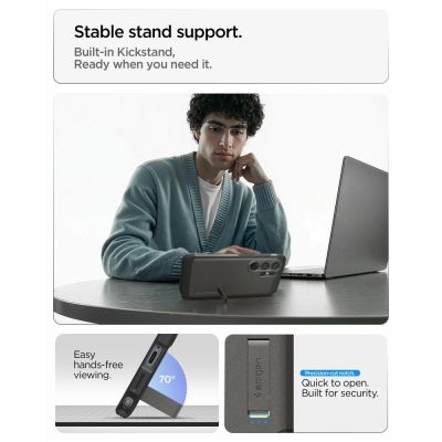 10. Spigen Tough Armor Mag MagSafe Hülle für Samsung Galaxy S26 Ultra - Grau