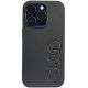 Audi Kunstleder iPhone 14 Pro 6,1" schwarz/schwarz Hardcase AU-TPUPPCIP14P-TT/D1-BK