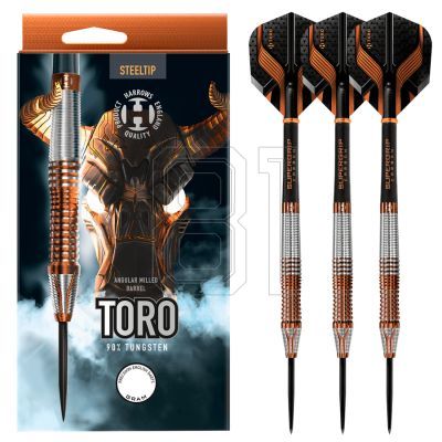 6. Harrows TORO 90 % Toro-Darts mit Stahlspitze