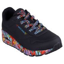 Skechers Damen-Sneaker UNO RAVAGED LOVE 177918 BKMT