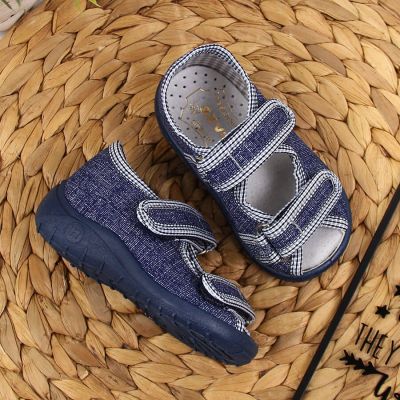 4. Hausschuhe und Sandalen für Jungen, marineblau, Nazo
