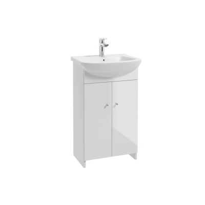 Schrankaufhängung D50 mit Waschbecken/Mixer/Siphon