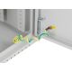 13. Lanberg Rack-Schrank, Wandmontage, 19" 4U+3U, 540x200, flaches Profil, grau (montiert)