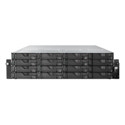 Asustor LOCKERSTOR 16R Pro Gen2 NAS Desktop AMD Ryzen™ 7 7745 16 GB DDR5 0 TB Schwarz, Stahl