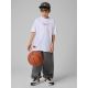 4. Locker geschnittenes Jungen-T-Shirt mit Aufdruck 4F 4FJRSS26TTSHM3835-10S