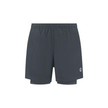 Rogelli 2in1 ESSENTIAL Herrenshorts, grau, Größe S