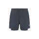 Rogelli 2in1 ESSENTIAL Herrenshorts, grau, Größe S