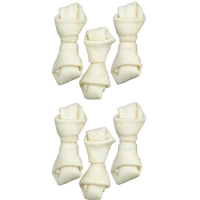 ZOLUX Weißer geknoteter Knochen 6 cm x 6