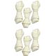 ZOLUX Weißer geknoteter Knochen 6 cm x 6