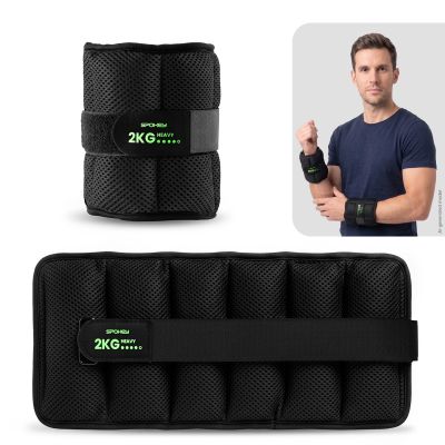 2. Set mit 2 Gewichtsmanchetten für Handgelenke oder Knöchel Spokey ACTIVE FORM 2 kg