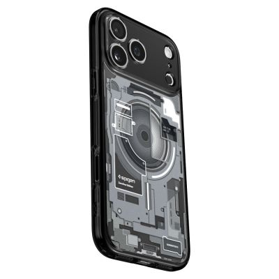 14. Spigen Ultra Hybrid MagSafe Zero One Hülle für iPhone 18 Pro / 17 Pro – Schwarz