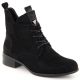 18. Damen-Boots mit Schnürung und Reißverschluss, warm gefüttert, schwarz M.Daszyński SA198-24