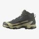 4. Salomon X Ultra 5 Mid GTX Wanderschuhe – Torf/Graugrün/Blau