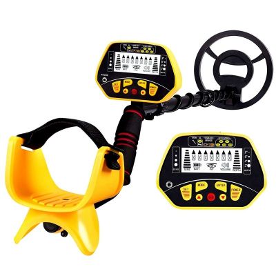5. POWERNEED Metalldetektor, LCD-Display mit Hintergrundbeleuchtung, Pinpointer, wasserdicht, 20 cm Spule MD20