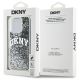 8. DKNY DKHCP16LLBNAEK iPhone 16 Pro 6,3" schwarz/schwarzes Hardcase Liquid Glitter Arch Logo