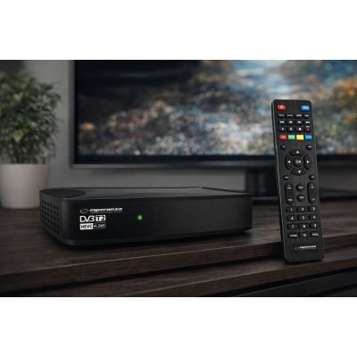 7. ESPERANZA DVB-T2 Tuner H.265/HEVC EV108R