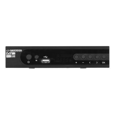 8. ESPERANZA DVB-T2 Tuner H.265/HEVC EV106P