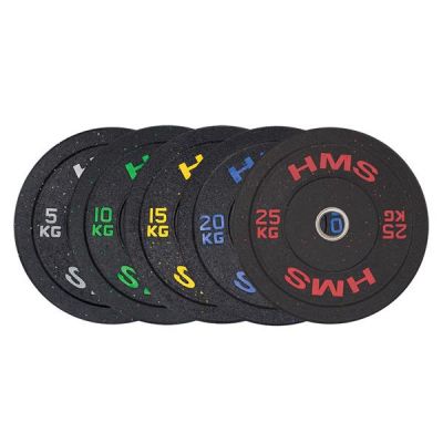 4. HMS YELLOW BUMPER Olympiascheibe 15 kg HTBR15 