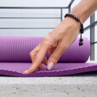 6. Wozinsky WNSP-15F Gymnastikmatte 183 x 61 x 1,5 cm Dicke Gymnastikmatte für Yoga und Fitness - Lila