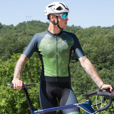 3. Biemme PORDOI T-Shirt Schwarz und Grün XL