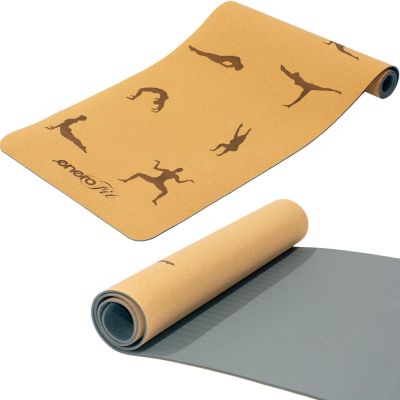 2. Kork-Yogamatte 183x61x0,4cm ENERO FIT
