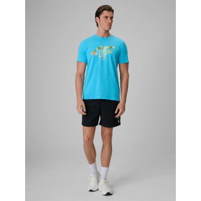 3. Herren-T-Shirt mit Aufdruck, regulär, Größe 4F 4FRSS26TTSHM4305-33S