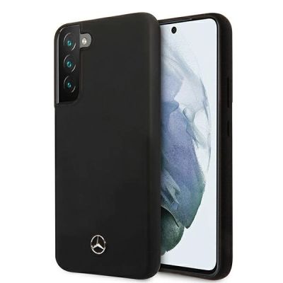 Mercedes Silicone Line Case für Samsung Galaxy S22+ - Schwarz