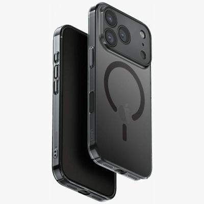 Uniq Airsuit Magclick Ladehülle für iPhone 17 Pro - Schwarz