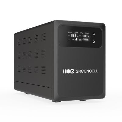 8. Greencell PowerCore USV 2000VA 1200W AVR 24VDC LCD