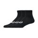 Asics Viertelsocken 3 Paar Schwarz 3033C299 001