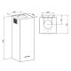 Dunstabzugshaube MAAN Ponza W 830, weiß