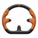 Asetek SimSports GT – Lenkradkranz – geschlossenes D, schwarz-orange