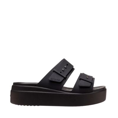 Crocs Brooklyn Low Damen-Flip-Flops, schwarz, 207431 001, Größe 39-40