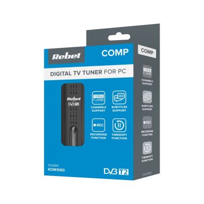 REBEL COMP USB-Digitaltuner DVB-T2 H.265 HEVC