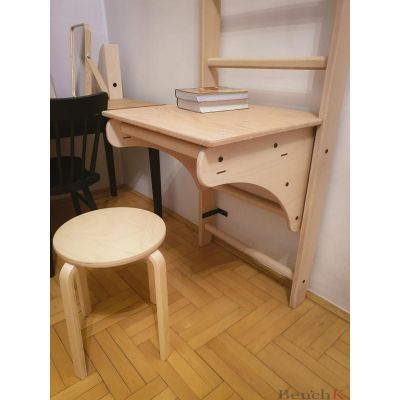 75. Klimmzugleiter aus Holz mit Schreibtischbank K 112