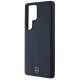 6. Mercedes Leather Debossed Lines MagSafe Case für Samsung Galaxy S25 Ultra - Blau