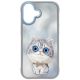 3. Nimmy Big Eyed Pet 2.0 Katzenhülle für iPhone 17 - Grau
