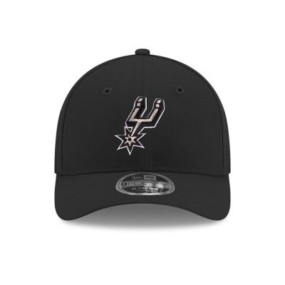 2. New Era 9FORTY NBA San Antonio Spurs Team M-Crown Schwarze Snapback-Kappe - 60755485