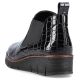 34. Rieker W R474 Schlangenleder Stiefeletten schwarz